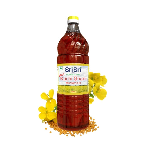 Premium Kachi Ghani Mustard Oil Bottle, 500 ml