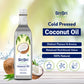 Coconut Oil - 100% Pure And Unrefined Cold Pressed Oil, 900 ml