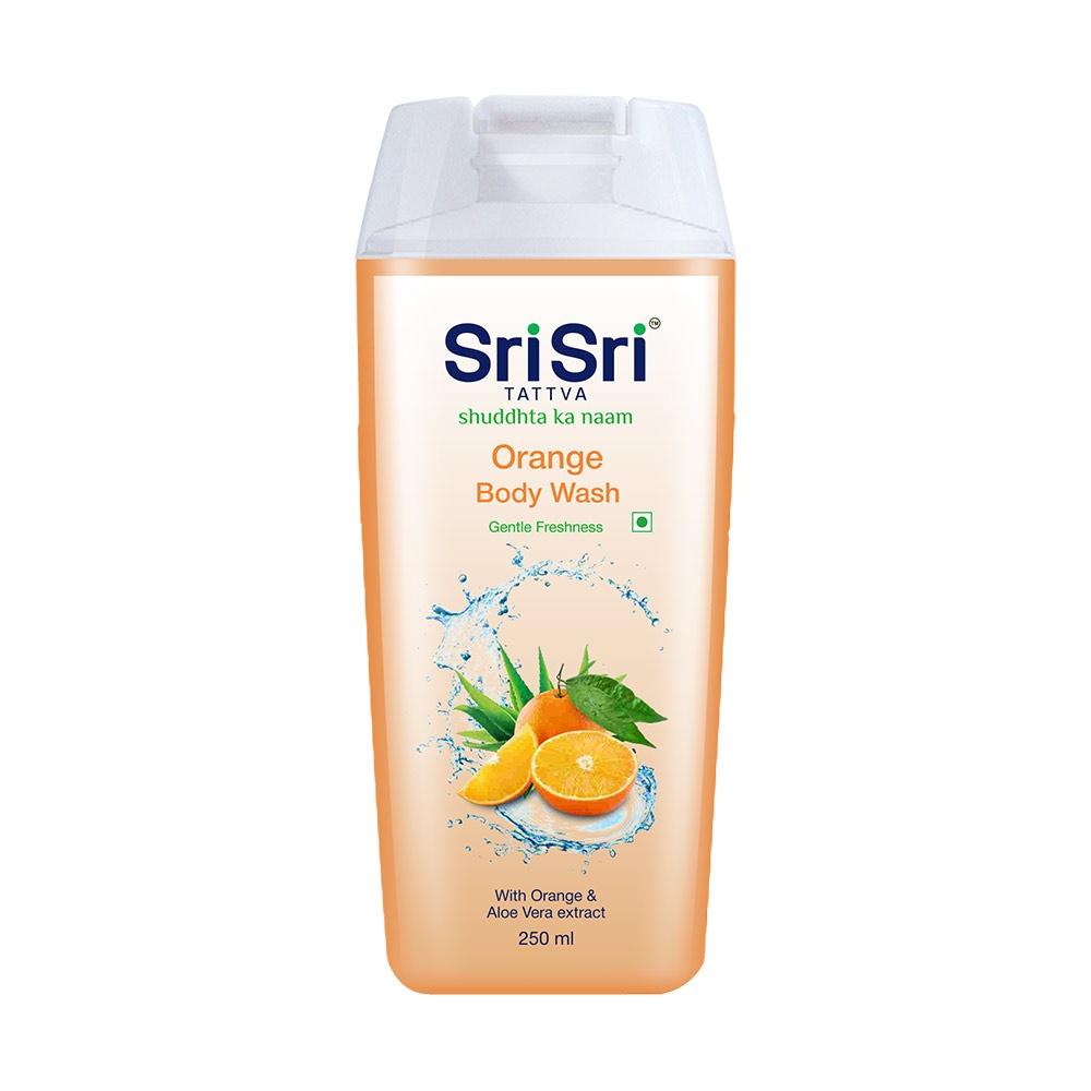 Orange Body Wash - Gentle Freshness, 250ml - Sri Sri Tattva