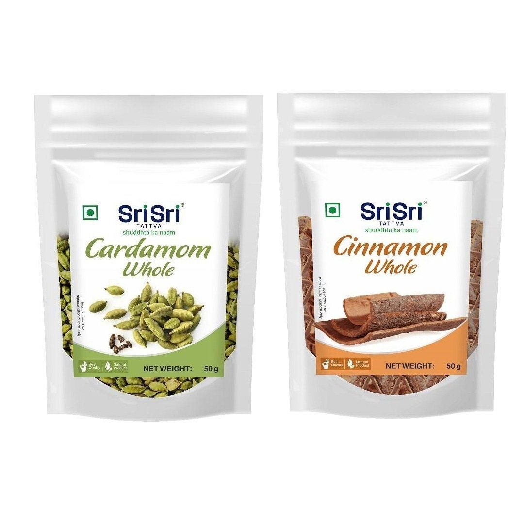Cardamom & Cinnamon Combo - Sri Sri Tattva