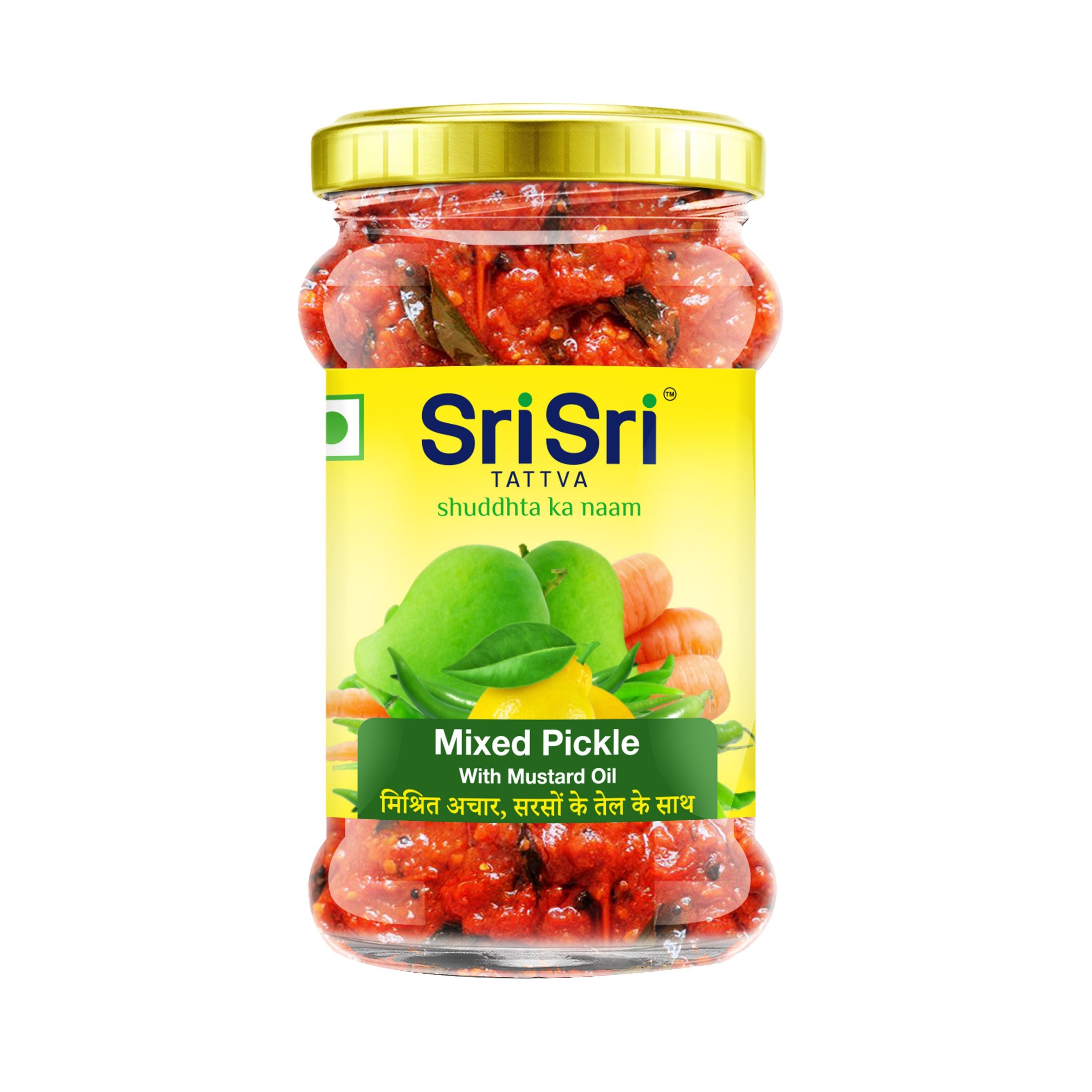 Mixed Pickle - Mustard Oil, 300g - Sri Sri Tattva