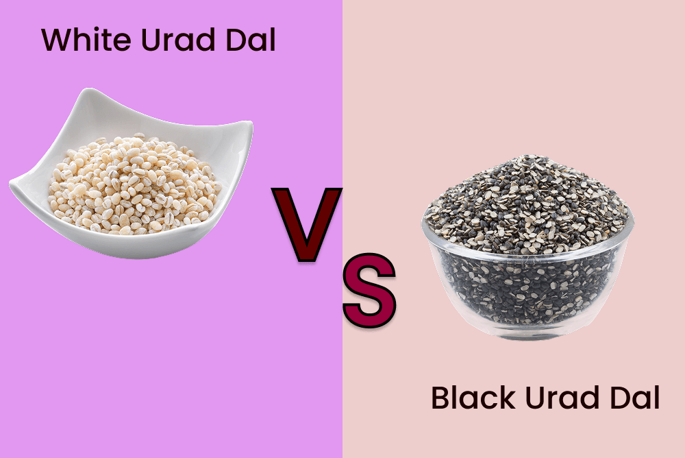 Comparison of white urad dal and black urad dal health benefits