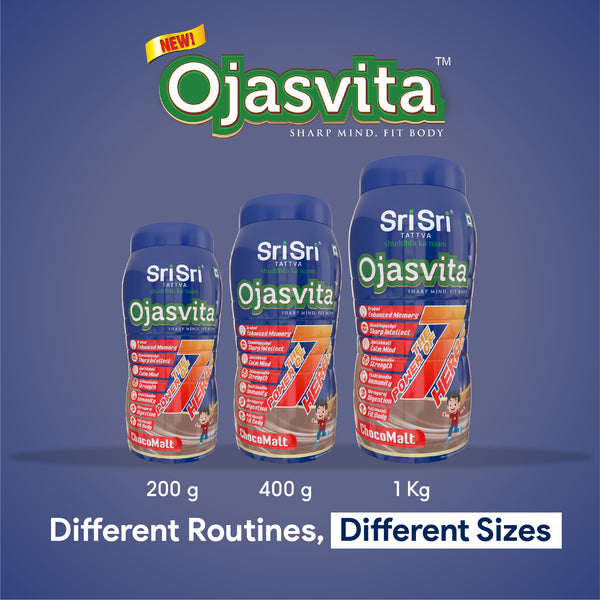 ChocoMalt Ojasvita - Sharp Mind & Fit Body | Health Drink | 1kg, Pet Jar