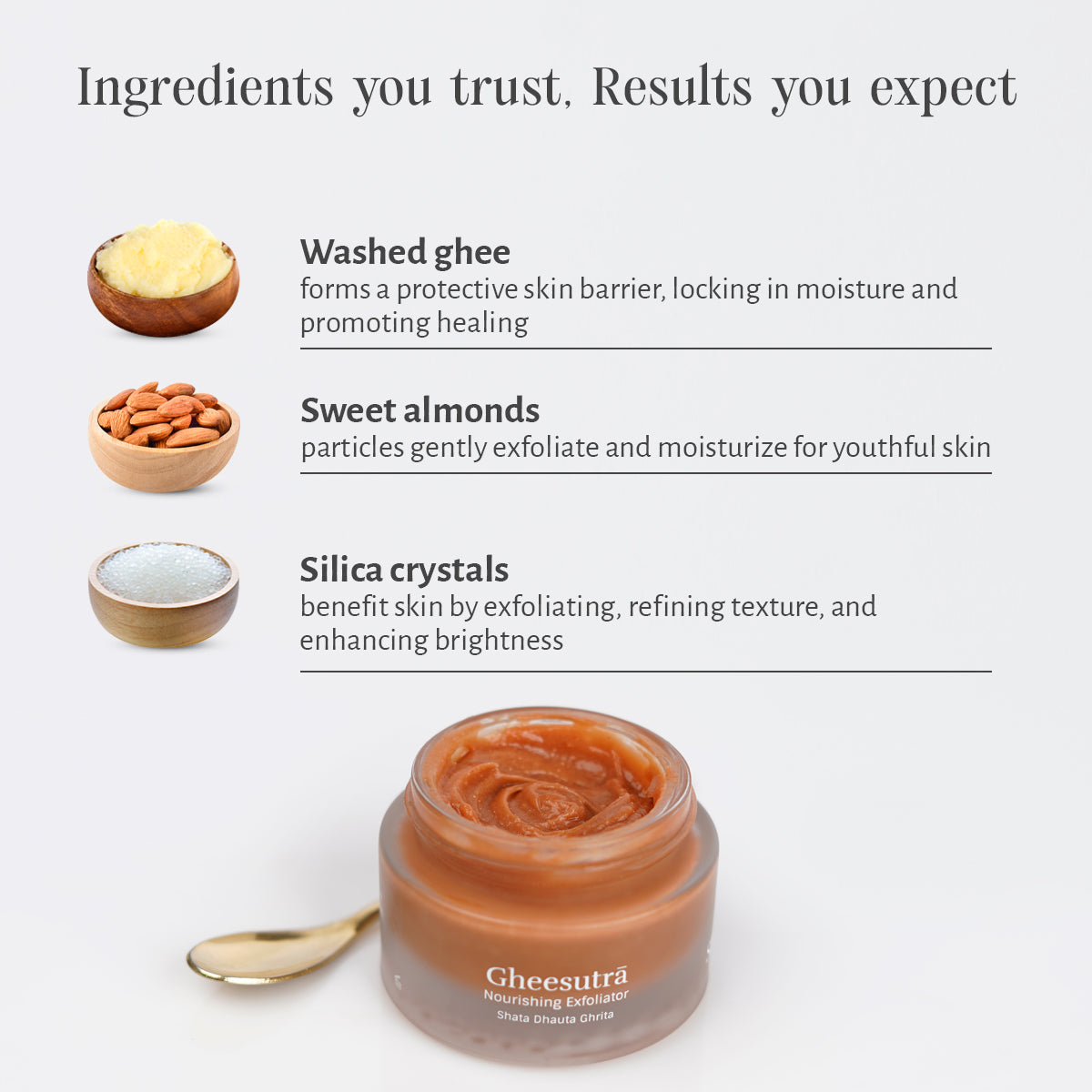Gheesutrā Nourishing Exfoliator - 50 ml by Shankara