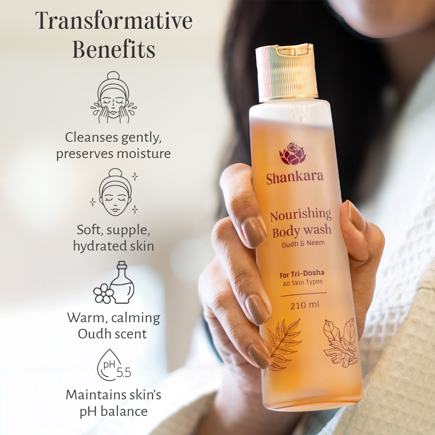 Nourishing Oudh Body Wash, 210 ml