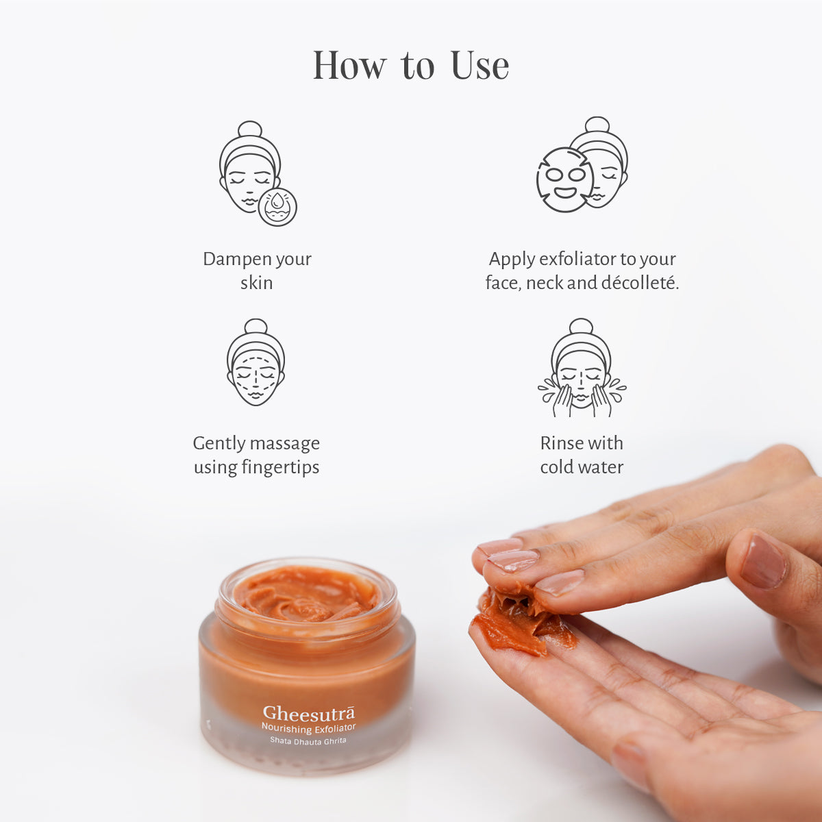 Gheesutrā Nourishing Exfoliator - 50 ml by Shankara