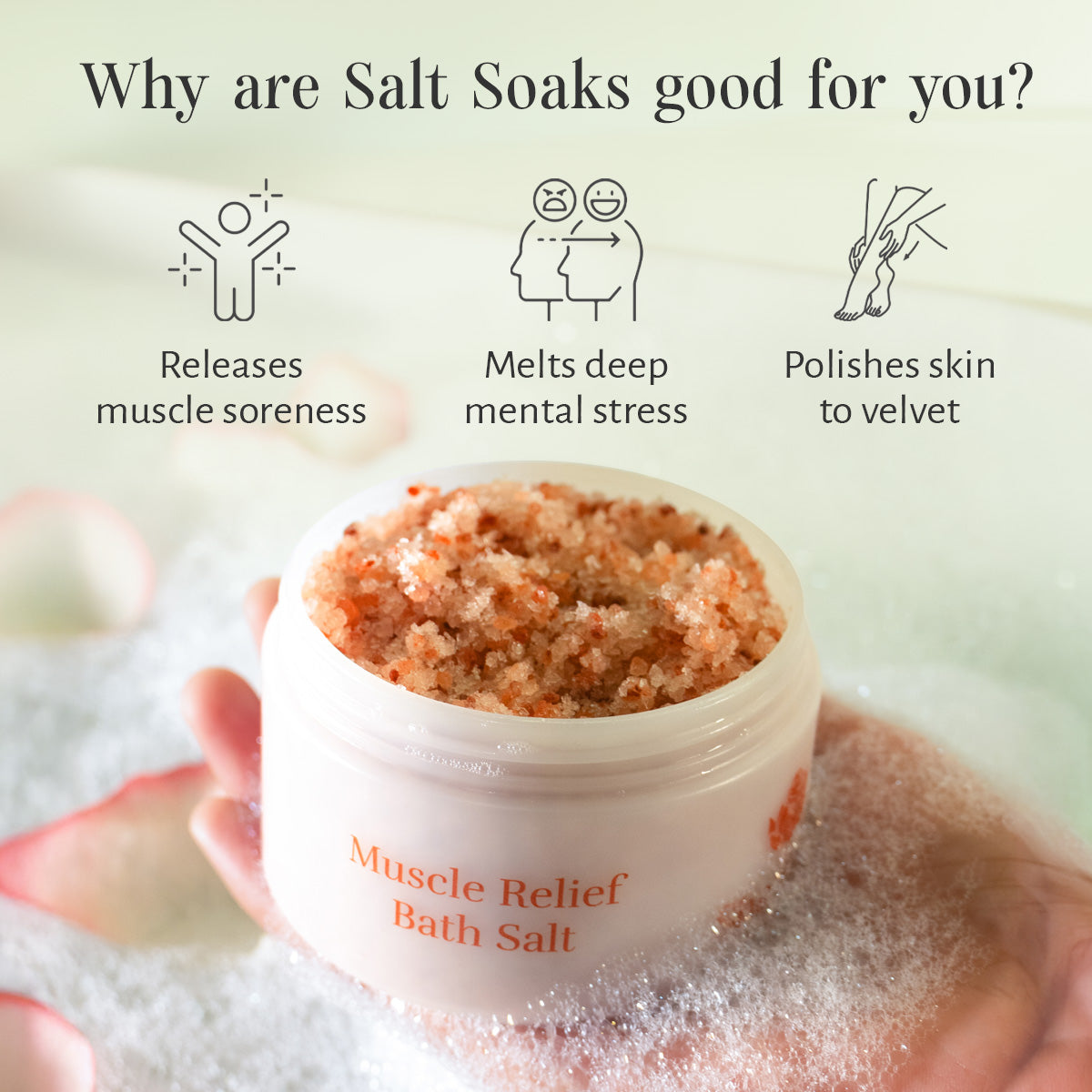Muscle Relief Bath Salt, 200 g