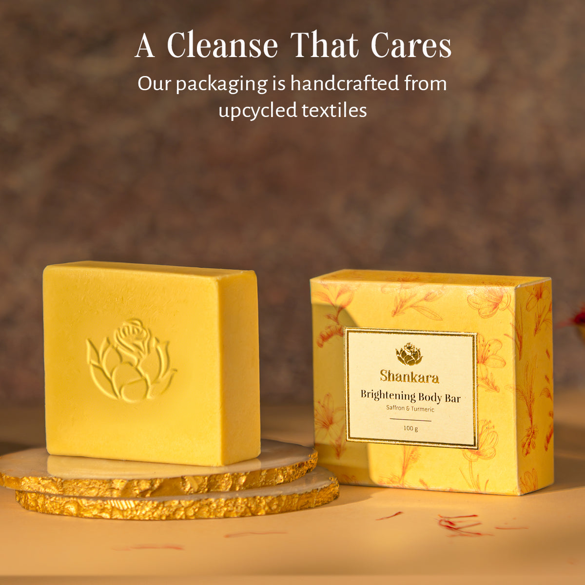 Brightening Body Bar – Saffron & Turmeric by Shankara