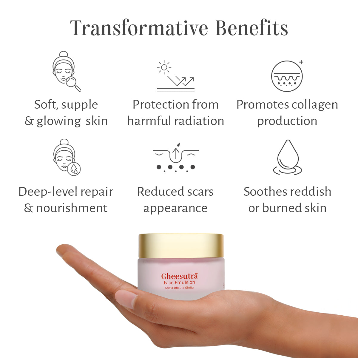 Gheesutrā Face Emulsion, 50 ml by Shankara
