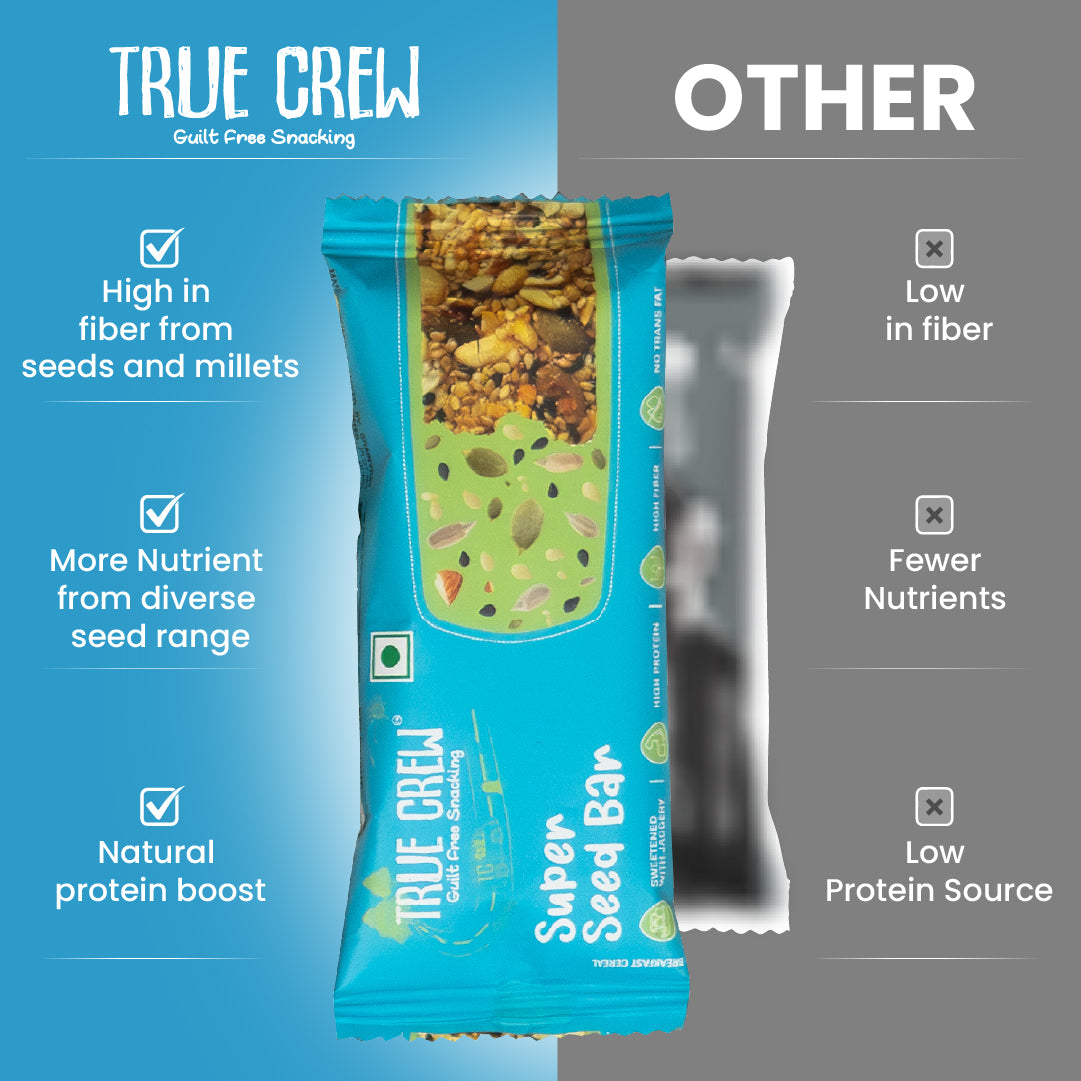 TRUE CREW - Super Seed Bar, 25 g