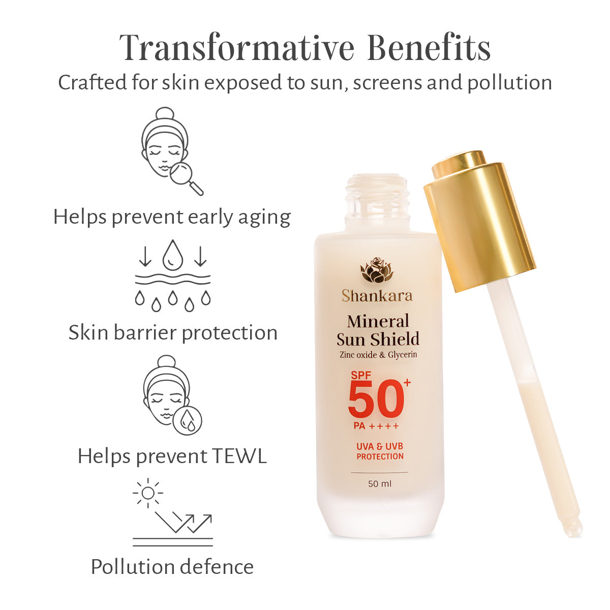 Mineral Sun Shield, 50 ml by Shankara