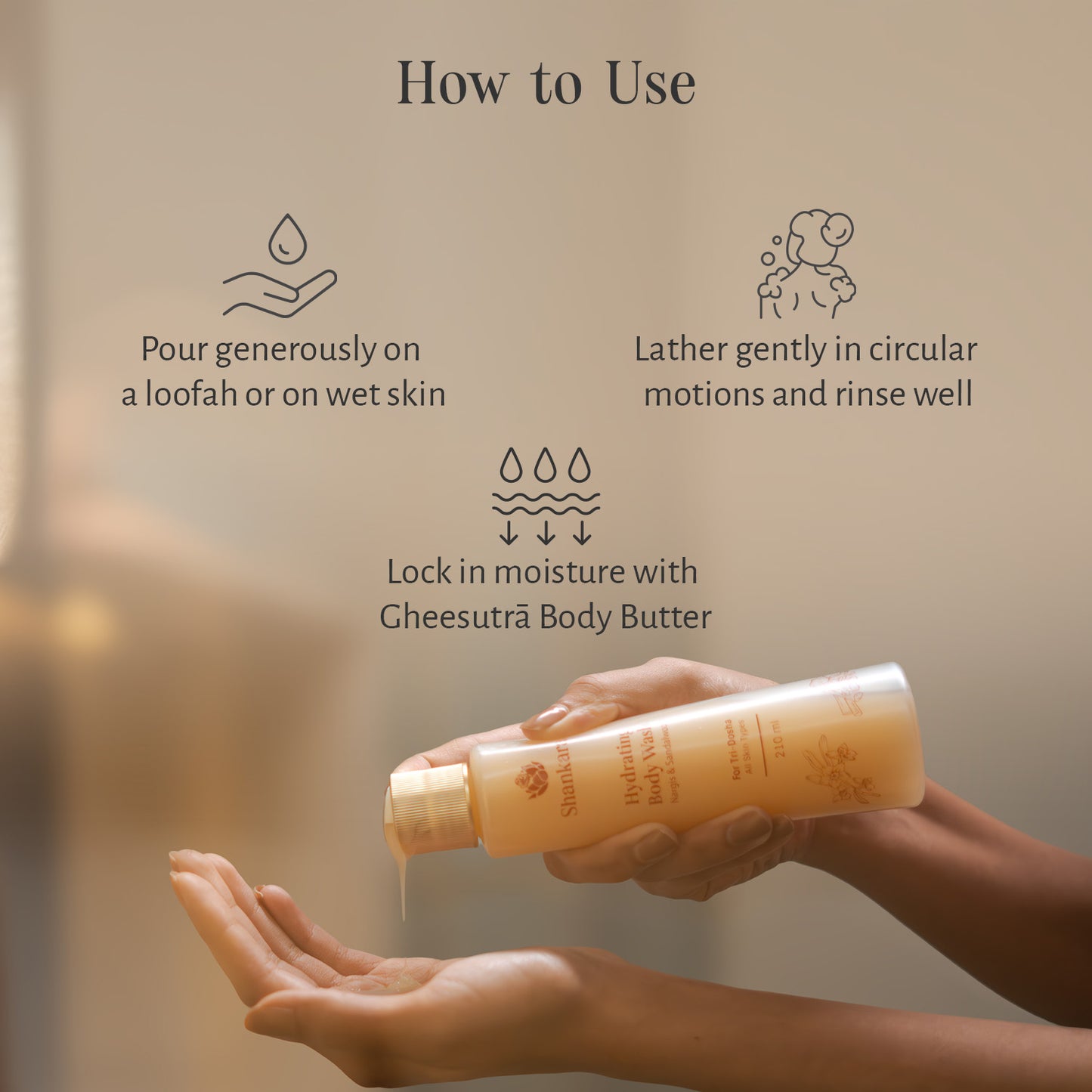 Shankara Hydrating Body Wash, 210 ml