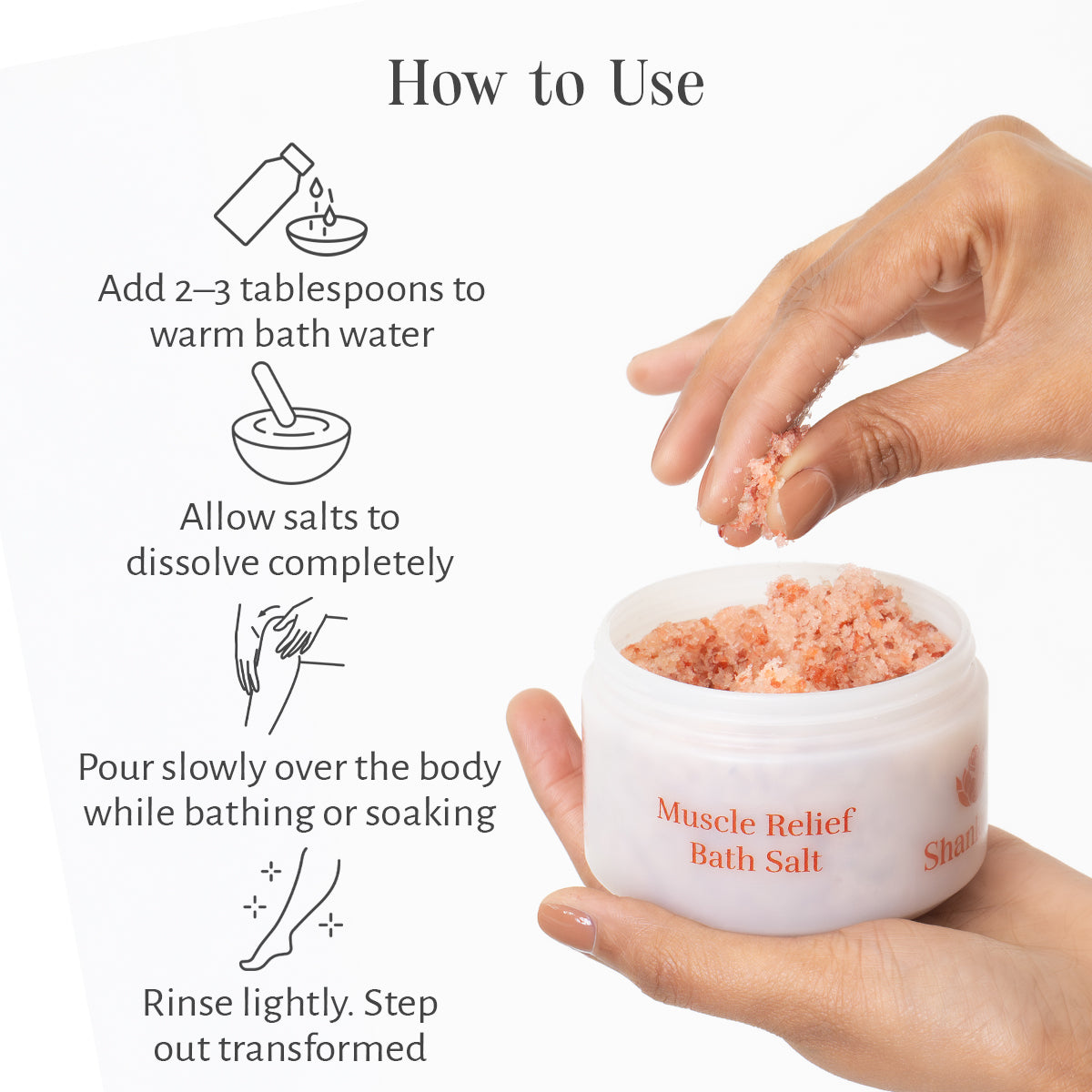 Muscle Relief Bath Salt, 200 g
