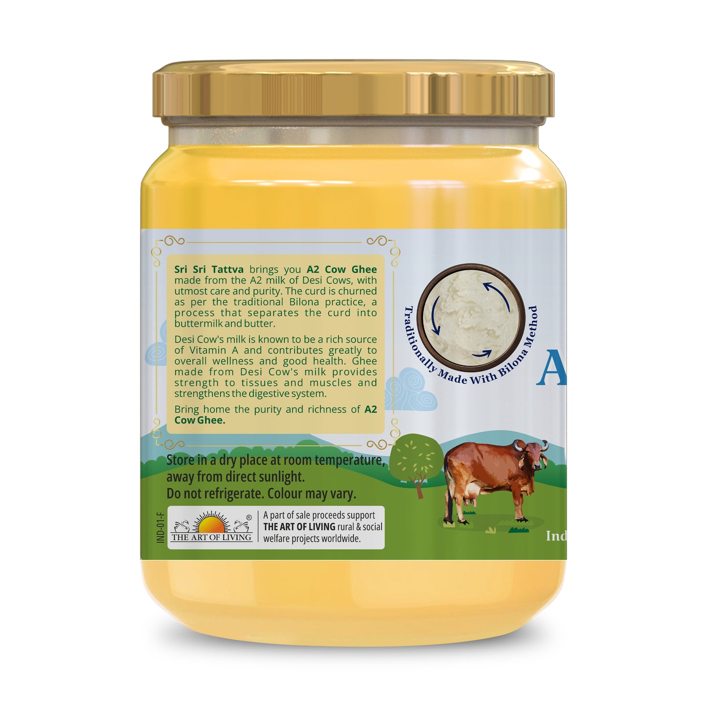 A2 Cow Ghee, 500 ml