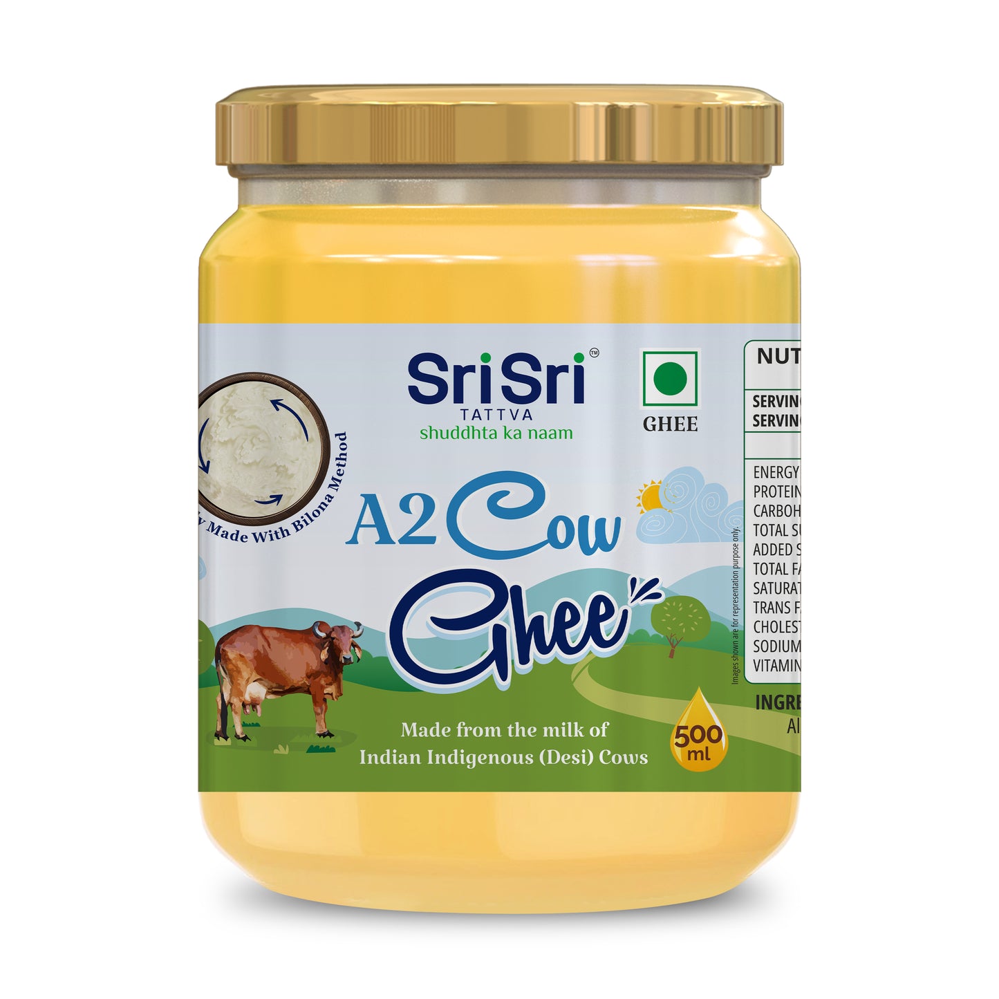 A2 Cow Ghee, 500 ml