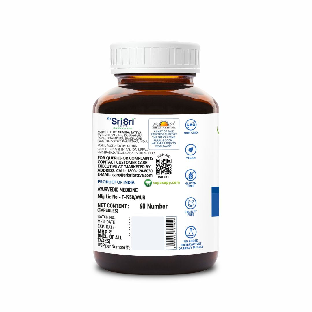 SupaSupp Almond Oil Memo Charge | Improves Memory, Enhances Longevity, Supports Nervous System | Vitamin E | Health Supplement | 60 Veg Cap, 500 mg