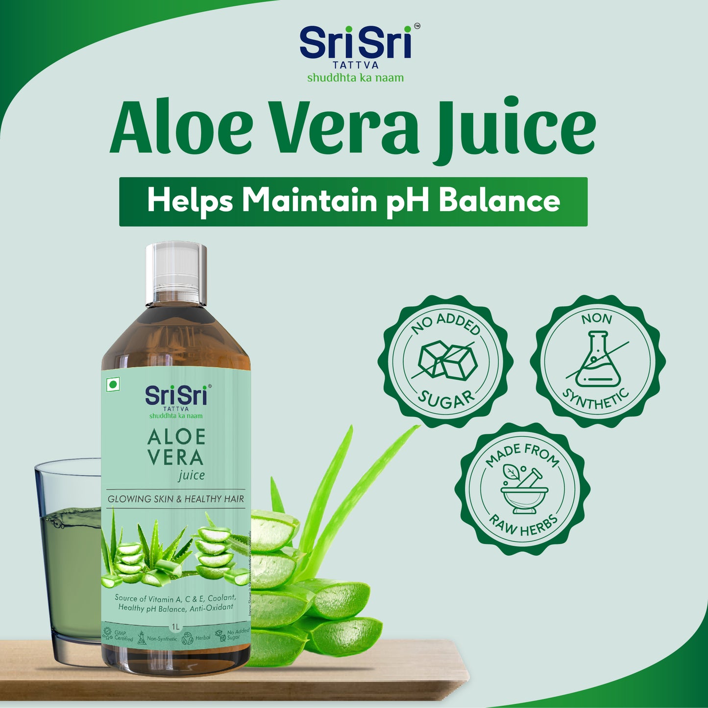 Buy Aloe Vera Juice - 1L, No Added Sugar | Aloe Vera for Weight Loss
