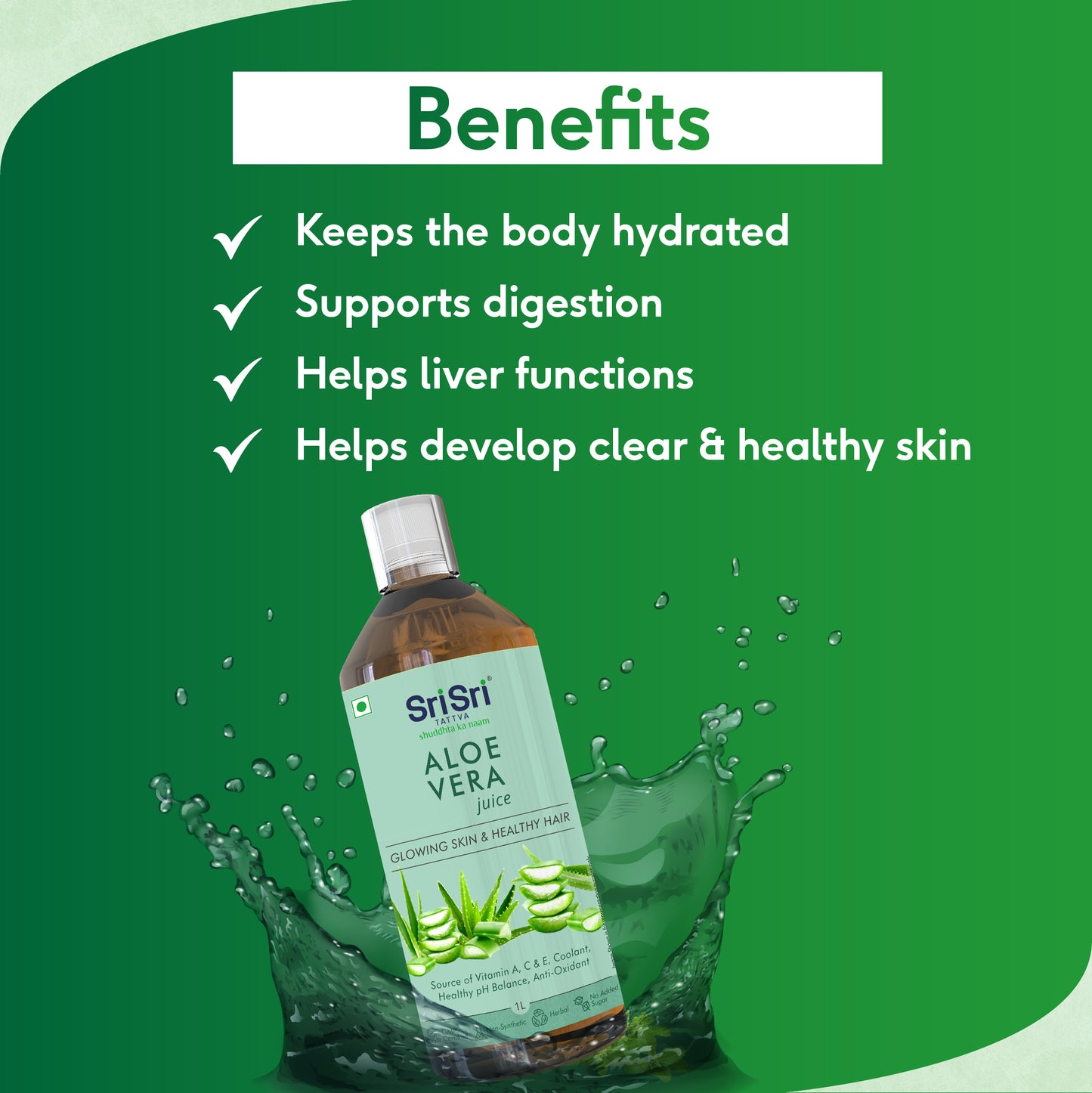 juice from a succulent that aids digestion Buy Aloe Vera Juice - 1L, No Added Sugar | Aloe Vera for Weight Loss