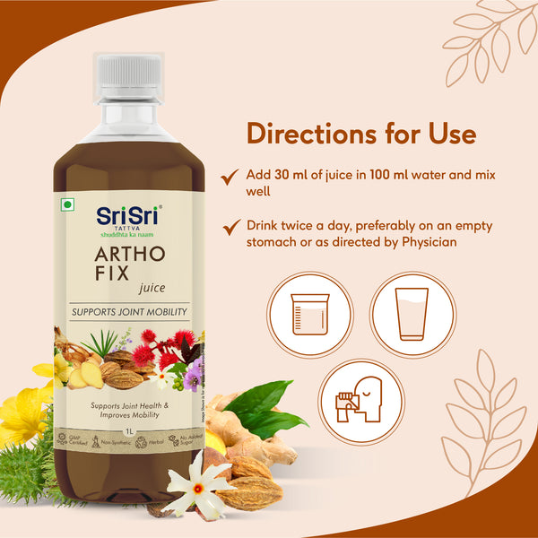 Artho Fix Juice | Supports Joint Health & Improves Mobility | 1 L