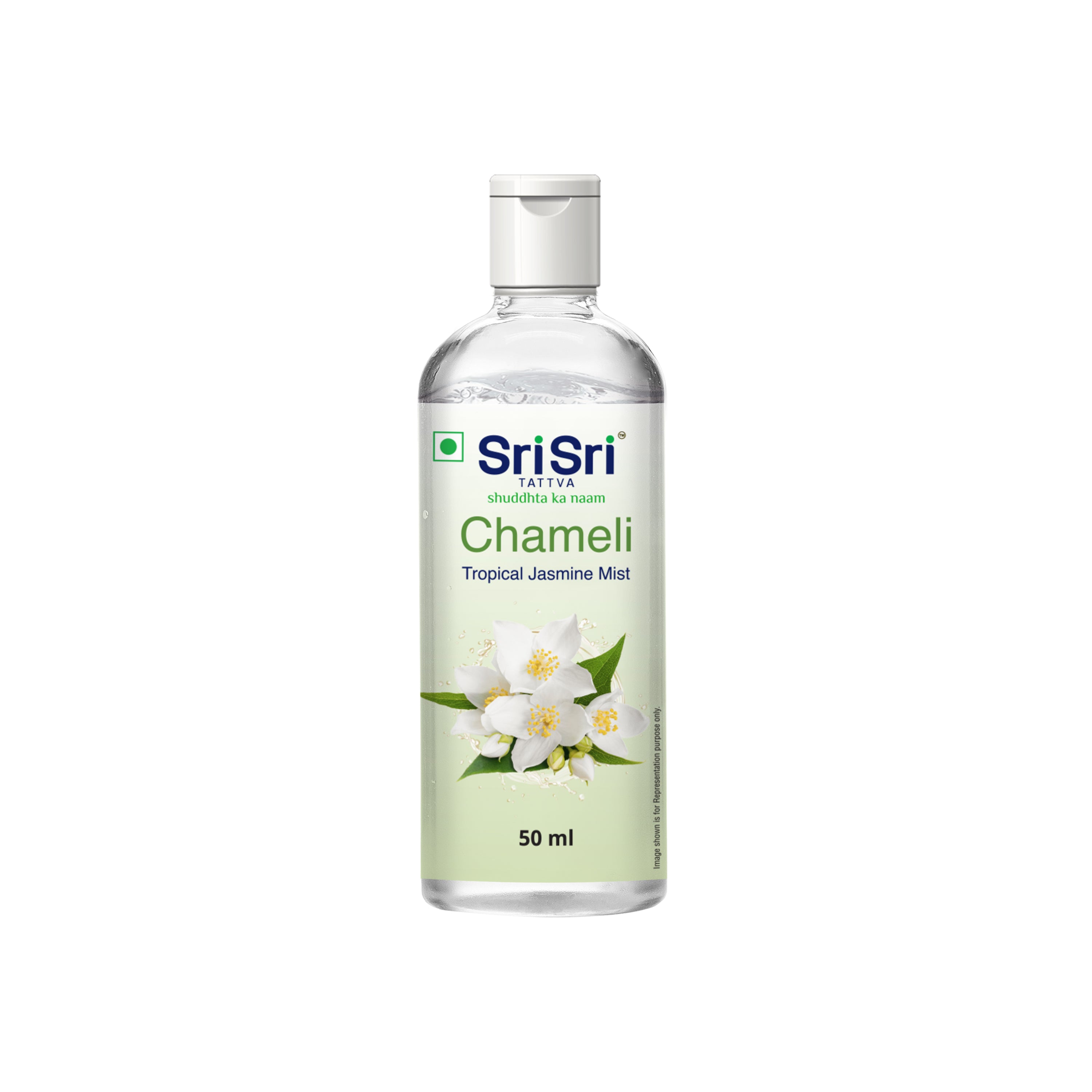Chameli - Tropical Jasmine Mist | Keep Your Skin Calm And Refreshed | Cleanser, Moisturiser, Toner, Fragrance | Flip Top Bottle | 50 ml