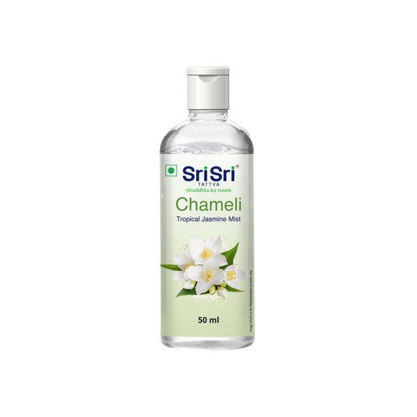 Chameli - Tropical Jasmine Mist | Keep Your Skin Calm And Refreshed | Cleanser, Moisturiser, Toner, Fragrance | Flip Top Bottle | 50ml