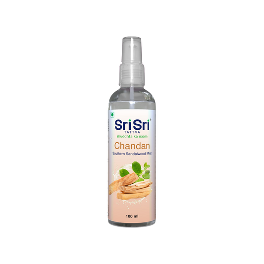 Chandan - Southern Sandalwood Mist | Keep Your Skin Calm And Refreshed | Cleanser, Moisturiser, Toner, Fragrance | Spray Bottle |  100 ml