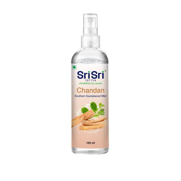 Chandan - Southern Sandalwood Mist | Keep Your Skin Calm And Refreshed | Cleanser, Moisturiser, Toner, Fragrance | Spray Bottle | 100ml