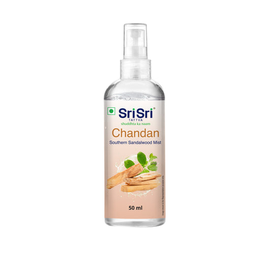 Chandan - Southern Sandalwood Mist | Keep Your Skin Calm And Refreshed | Cleanser, Moisturiser, Toner, Fragrance | Spray Bottle | 50 ml