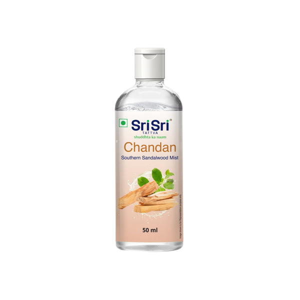Chandan - Southern Sandalwood Mist | Keep Your Skin Calm And Refreshed | Cleanser, Moisturiser, Toner, Fragrance | Flip Top Bottle | 50ml