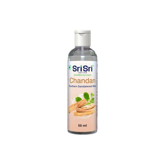 Chandan - Southern Sandalwood Mist | Keep Your Skin Calm And Refreshed | Cleanser, Moisturiser, Toner, Fragrance | Flip Top Bottle | 50 ml
