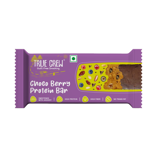 TRUE CREW - Choco Berry Protein Bar, 25 g
