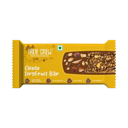 TRUE CREW - Choco Dryfruit Bar, 25 g
