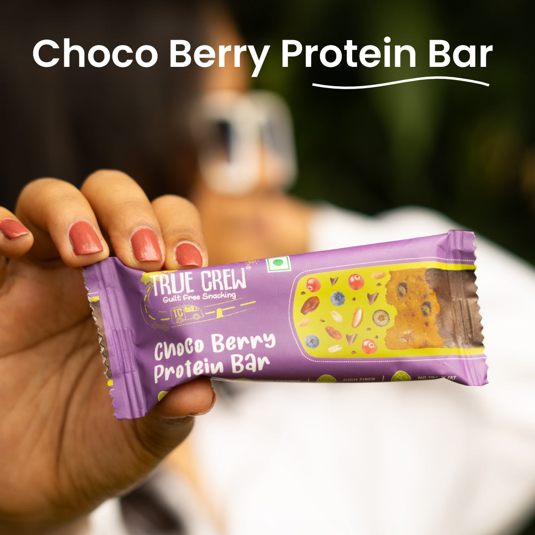TRUE CREW - Choco Berry Protein Bar, 25 g