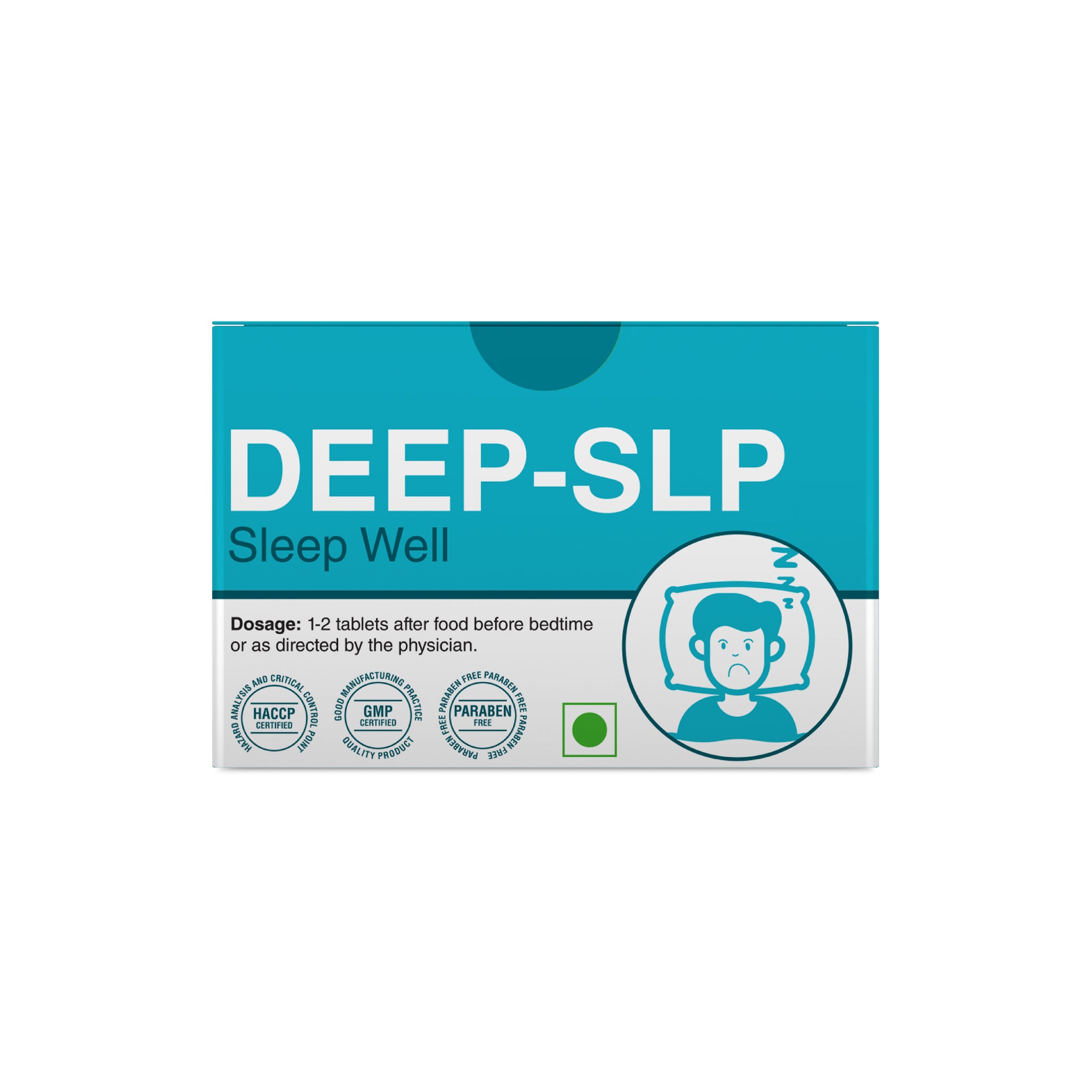DEEP-SLP for Better Sleep, 100 Tabs | 1000 mg – Sri Sri Tattva