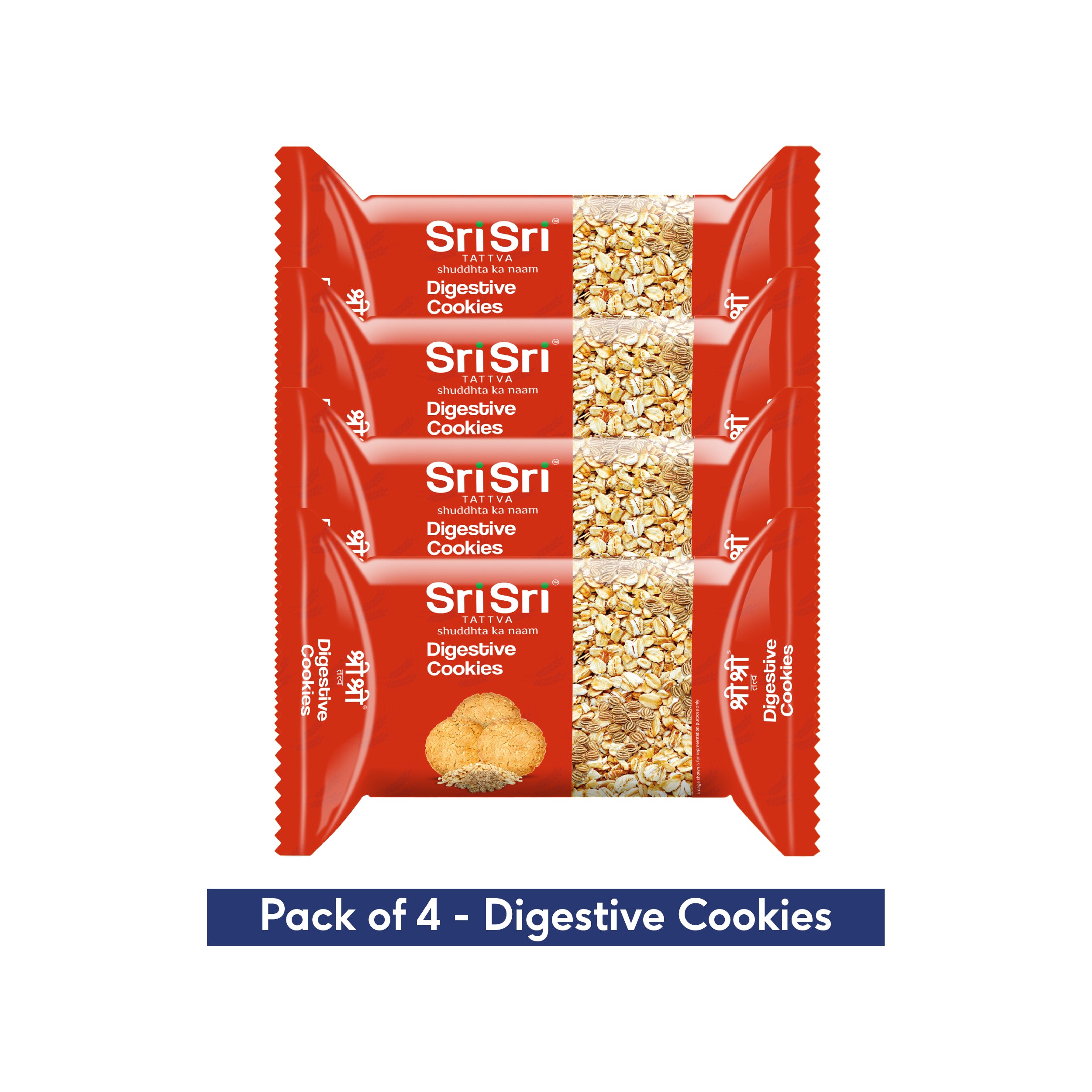 Digestive Cookies, 50 g (Pack of 4)