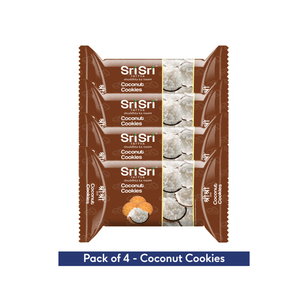 Coconut Cookies, 50 g (Pack of 4)