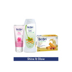 Shine and Glow ( Sandal Soap, Protein Shampoo , Rose Face Wash)