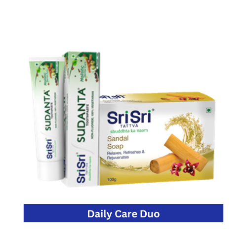 Daily Care Duo | Sandal Soap 100g & Sudanta Toothpaste 100g Combo