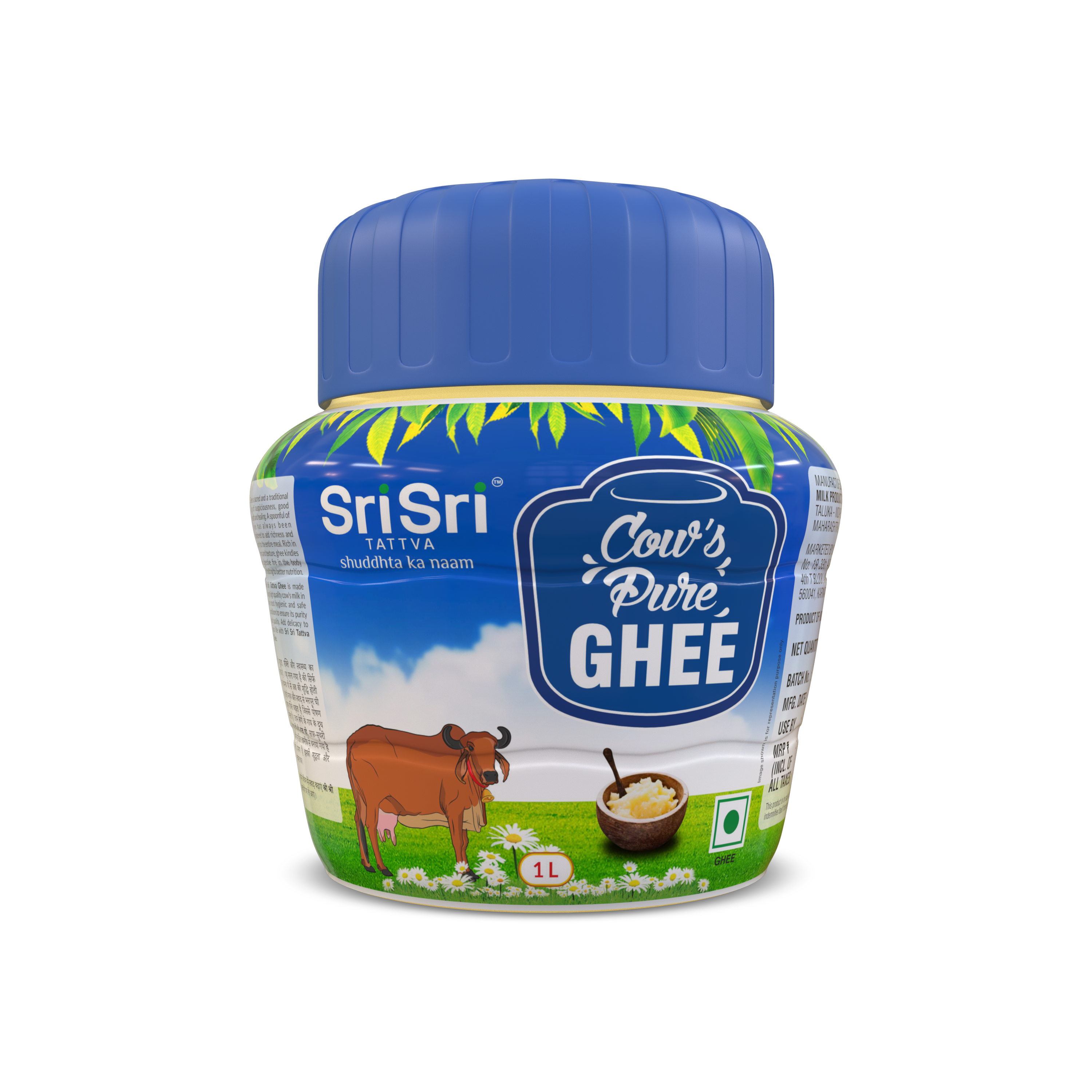 Cow's Pure Ghee, 1 L Jar