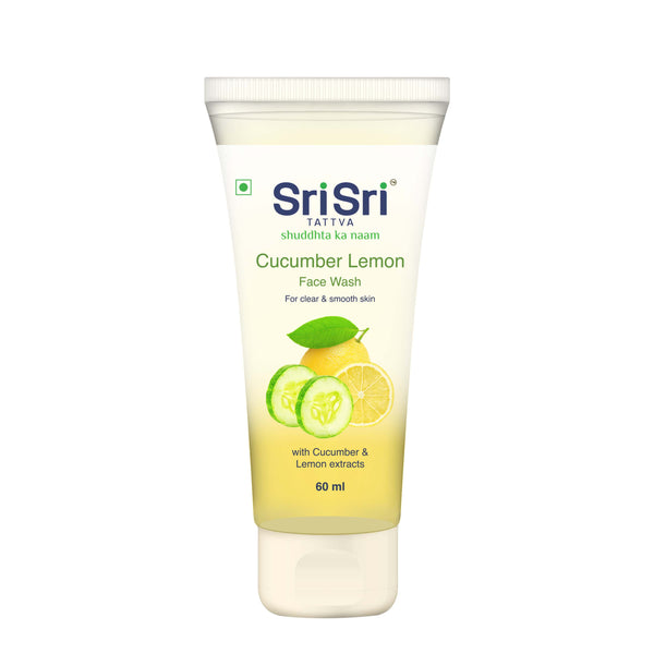 Cucumber & Lemon Face Wash - For Clear & Smooth Skin, 60ml