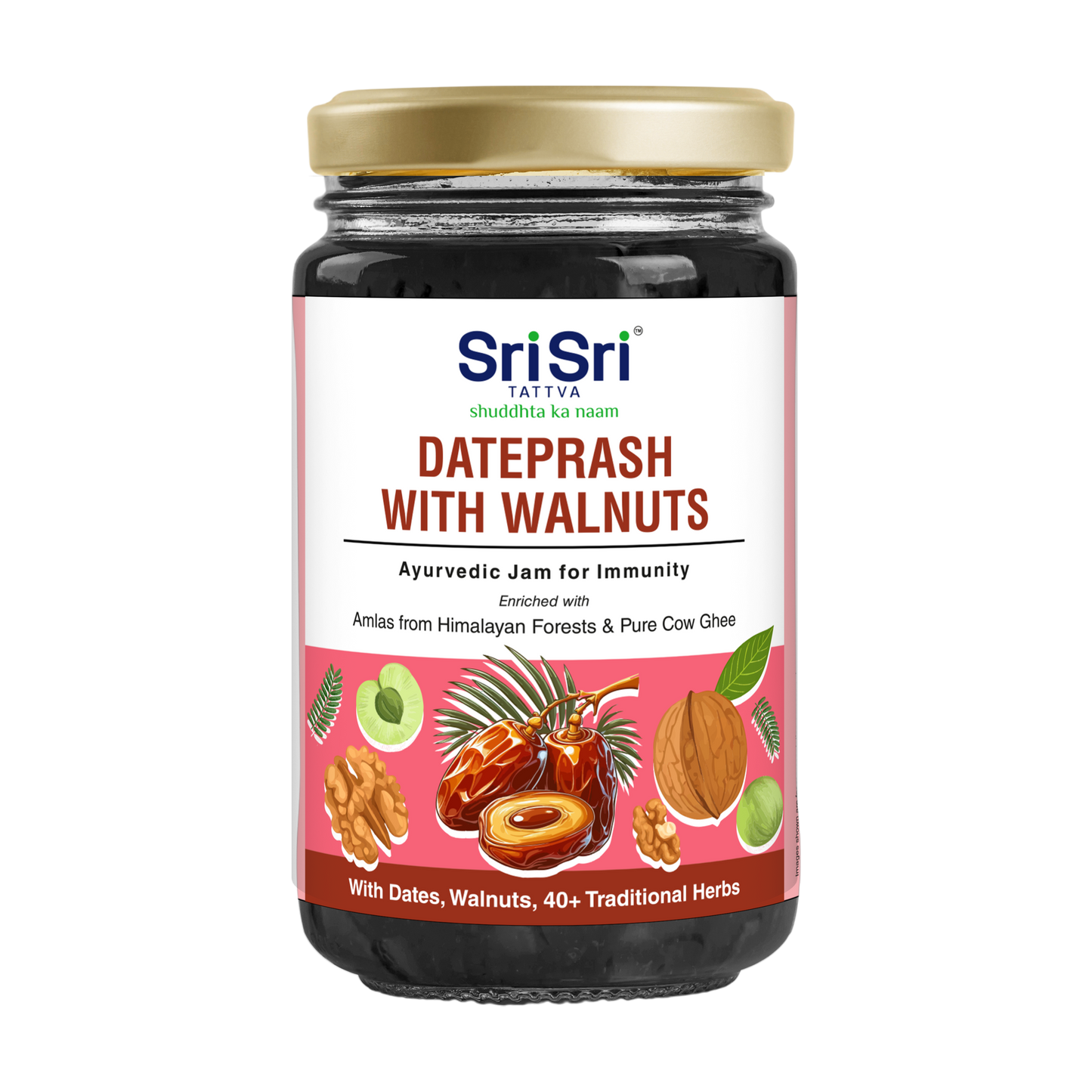 Dateprash with Walnuts – Ayurvedic Jam for Immunity | Ayurvedic Immunity Booster | 40+ Ayurvedic Herbs | 1 kg