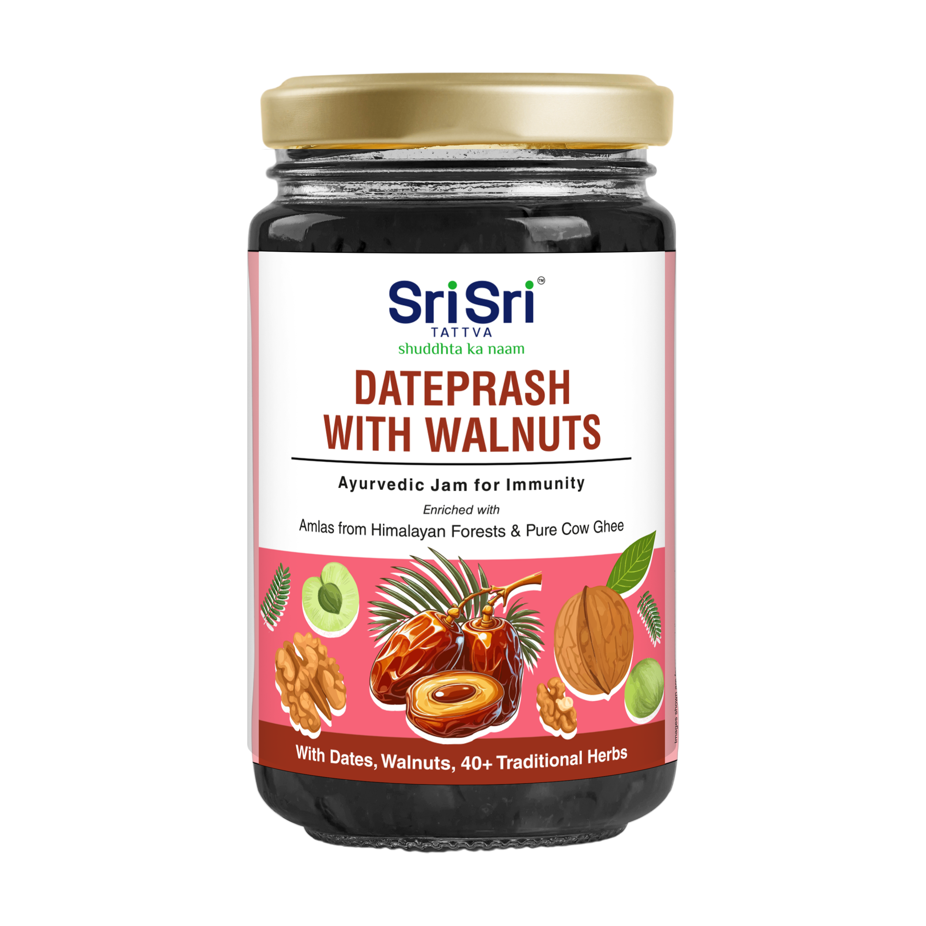 Dateprash with Walnuts – Ayurvedic Jam for Immunity | Ayurvedic Immunity Booster | 40+ Ayurvedic Herbs | 1 kg