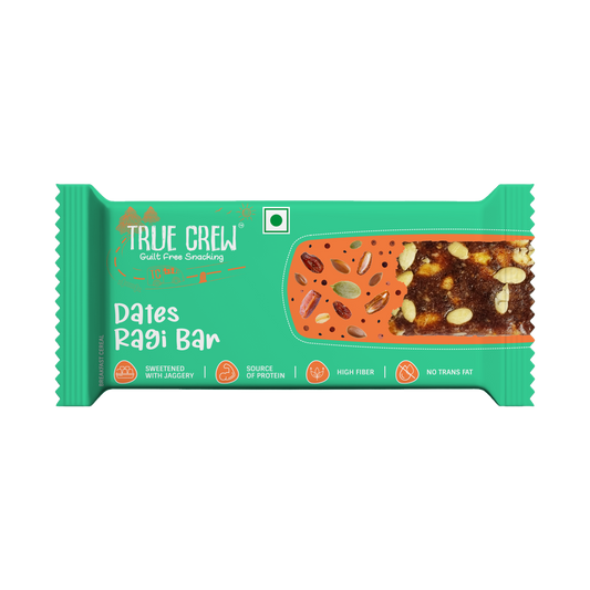 TRUE CREW - Dates Ragi Bar, 25 g