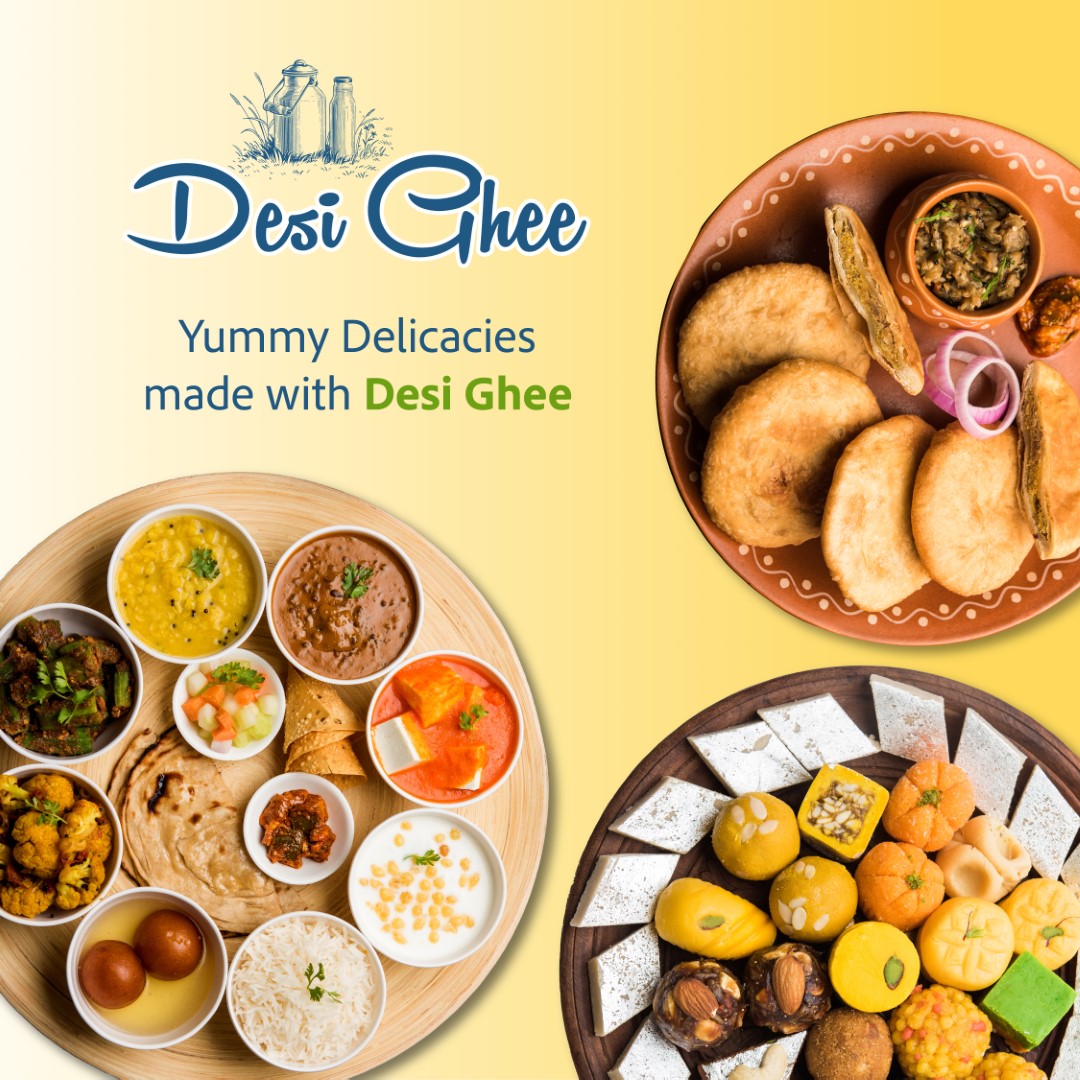 Desi Ghee, 1 L (Ceka Pack)