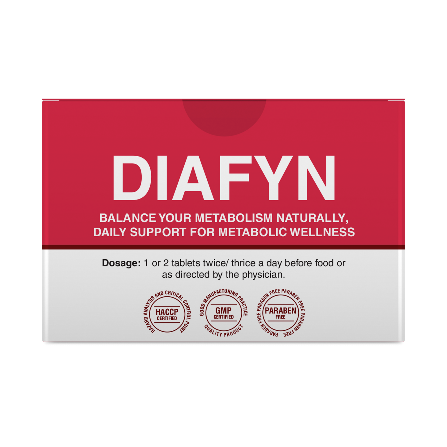DIAFYN | Balance Your Metabolism, Naturally | Daily Support for Metabolic Wellness, 100 Tabs | 1000 mg