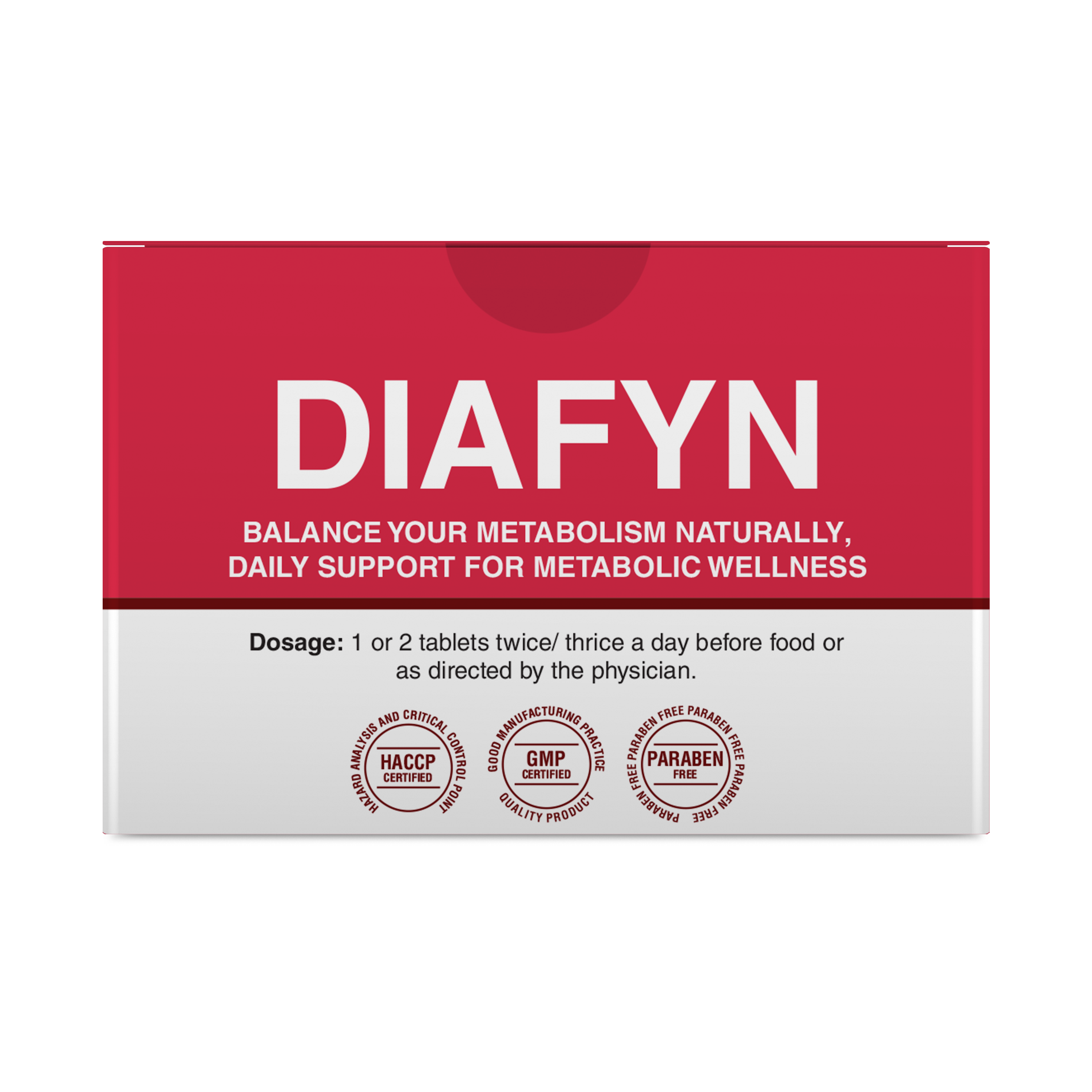 DIAFYN | Balance Your Metabolism, Naturally | Daily Support for Metabolic Wellness, 100 Tabs | 1000 mg
