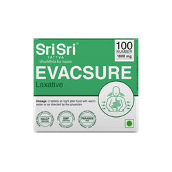 Evacsure - Laxative, 100 Tabs | 1000 mg - Ayurveda 