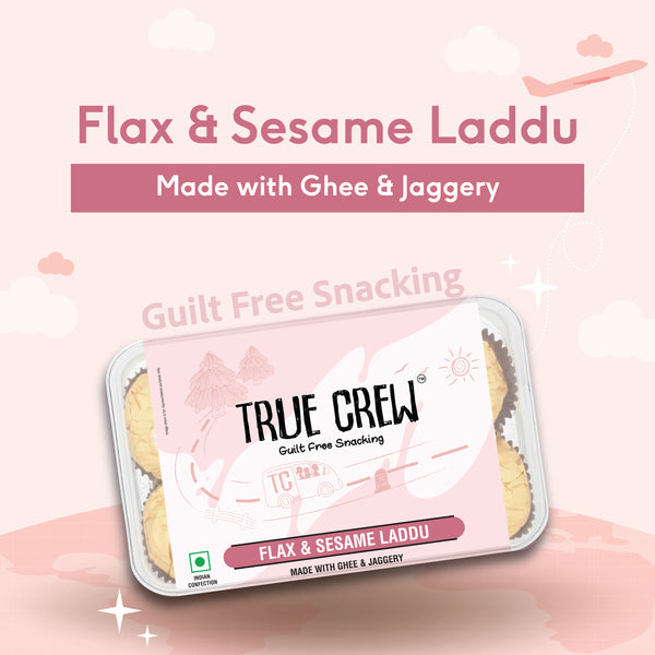 TRUE CREW - Flax & Sesame Laddu, 180 g