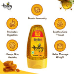 Honey - 100% Natural & Pure, No sugar adulteration, 225 g (Buy 1 Get 1 Free)