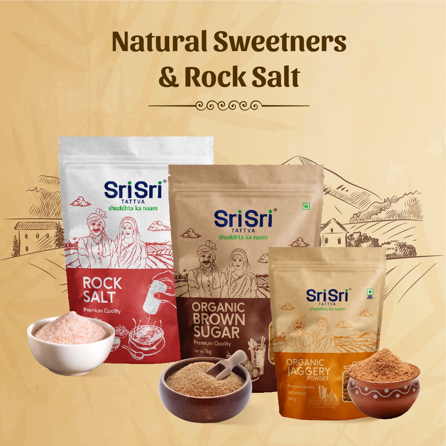 Salt, Sugar, Jaggery